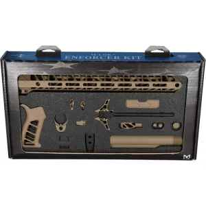 Timber Creek Outdoors Enforcer AR-15 Complete Build Kit 15\\\" M-LOK Handguard FDE