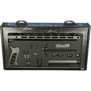 Timber Creek Outdoors Enforcer Complete AR-15 Build Kit Tungsten 15\" M-LOK Handguard .223 Muzzle Brake