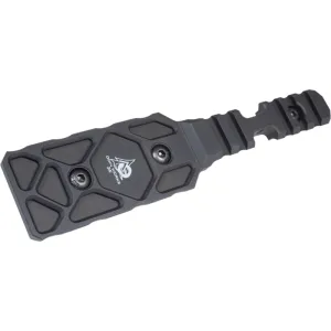 Odin Works M-Lok to Arca 3-Way Rail Firearm Parts 6061-T6 Aluminum Black Hard Anodized M-LOK Compatible.
