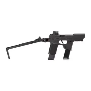 Sig Sauer P365 FLUX RXSL, Semi Automatic Pistol, 9mm NATO, 6\" Barrel, Deployable Brace, Manual Safety, Romeo X Compact Optic, (2) 21rd and (1) 17rd Magazines