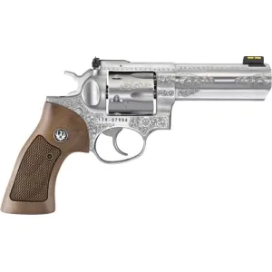 Ruger 1784 GP100 Deluxe 4\" Engraved SS ADJ. (TALO) Revolver