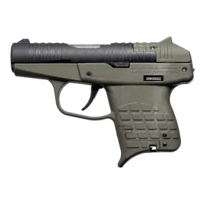 Kel-Tec PR-3AT .380 ACP 2.85\" Barrel 10rd Semi-Auto Pistol, Top Loading Stripper Clip Fed, Green