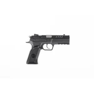 Tanfoglio Hexagon P, 9mm Semi Auto Pistol STEEL/POLY, Hammer Fired, Black HEXP-9SF