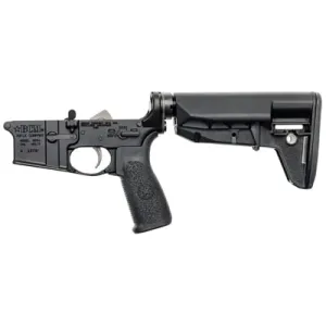 Bravo Company, Complete Lower Receiver, AR-15, Multi Caliber, Anodized Finish, Black, BCM MK2 Recoil System, BCM SOPMOD 2 Stock, 7075 T6 Aluminum, BLEM