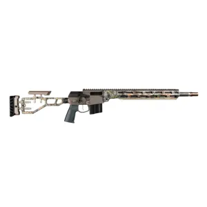 Q LLC Mini Fix, 6MM ARC, 18\" Proof Carbon Fiber Barrel, Fully Adjustable Folding Stock, Reptilia Grip, 15\" Q-Sert Handgaurd, Cherry Bomb Brake, Ambi Controls - QQMFIX6ARC18CAM