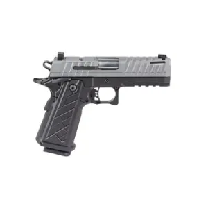 Live Free Armory Apollo 11 V2, 9mm, Double Stack 1911, 4.15\" Barrel, (1) 18rd Magazine, Tritium Sights, Gray Slide, Black Frame - HG8642-N