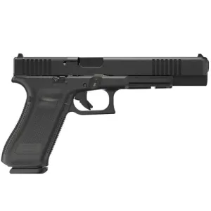 Factory REBUILT Glock 17L Gen 5 MOS 9mm Pistol, Optic Ready, 6.02\" Barrel , Polymer Frame, nDLC Finish, (3) 17rd Mags, - PA16555FSMOS