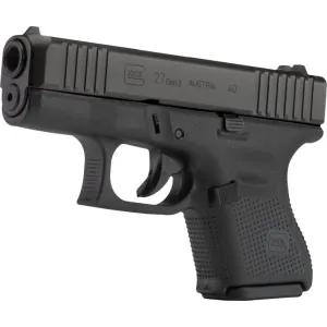 Glock G27 Gen 5, .40 S&W Semi-Automatic Pistol, 3.43\" Barrel, 9rd Magazine, Flared Magwell, Ambidextrous Slide Stop, Factory Rebuilt/Reconditioned PR27555