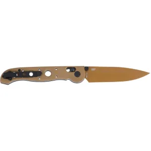 CRKT M16-03XD Folding Knife 3.57\" D2 Spear Point Desert Tan Grivory