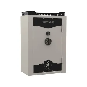 Browning U.S Armored Fire-Resistant 49 Gun Safe with Electronic Lock Gray
