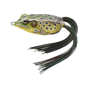 LIVETARGET Hollow Body Frog 2.25" Topwater Emerald/Brown