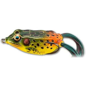 LIVETARGET Hollow Body Frog 2.625 Topwater Emerald/Red
