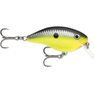 Rapala Ott's Garage (OG) Rocco O5 Square Bill Crankbait Chartreuse Black
