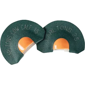 Wayne Carlton's Hot Cows Tone Trough Diaphragm Elk Call 2PK