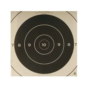 NRA Official Smallbore Rifle Target Repair Center A-21C 200-Yard Prone Paper 100PK