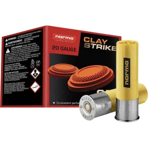 Norma Claystrike 20 Gauge Ammo 2-3/4" #8 Lead Shot 7/8 oz Box of 25