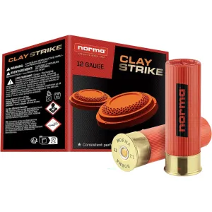 Norma Claystrike 12 Gauge Ammo 2-3/4" #8 Lead Shot 7/8 oz Box of 25