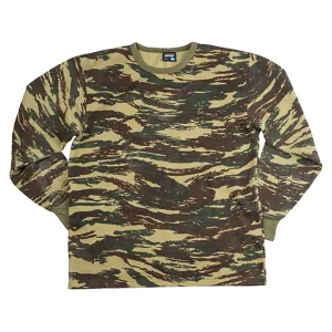 Military Surplus Greek Sweatshirt Grade 2 Lizard Camo Medium