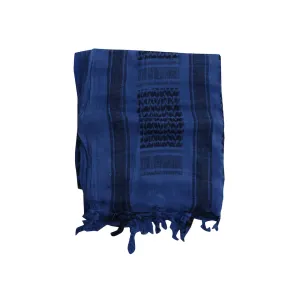 Voodoo Tactical Woven Coalition Desert Scarf Cotton Cobalt Blue and Black
