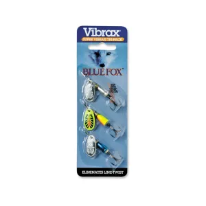 Blue Fox Super Vibrax Inline Spinner Tri-Pack