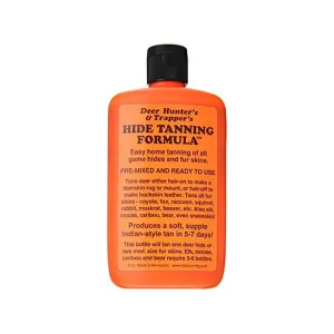 Deer Hunter's & Trapper's Hide Tanning Formula 8oz Bottle