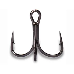Mustad KVD Elite Triple Grip Short 2x Hook #4 Black Nickel 11PK