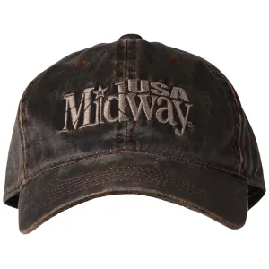 MidwayUSA Mens Waxed Hat Brown Heather