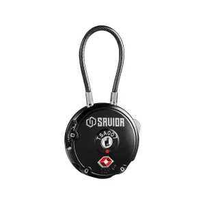 Savior Equipment Round Cable Lock Black