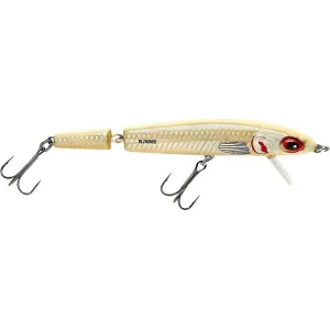 Bomber Jointed Wake Minnow Crankbait Bone Flash