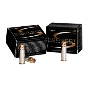 Speer Gold Dot Short Barrel 38 Special +P Ammo 135 Grain Bonded Jacketed Hollow Point Case of 200 (10 Boxes of 20)