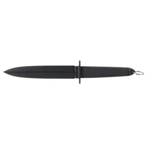Cold Steel FGX Tai Pan Fixed Blade Knife 7.5" Spear Point Grivory (Fiberglass Reinforced Plastic) Black Blade Kraton Handle Black