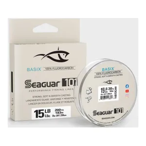 Seaguar BasiX Fluorocarbon Fishing Line 6lb 200yd Clear