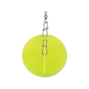 Luhr-Jensen 3/0 Dipsy Diver Chartreuse/White Bottom