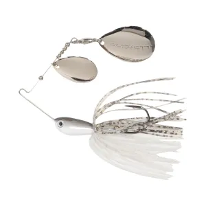 Duckett Baits BD Watersplash Double Colorado Spinnerbait 1/2oz Baitfish Silver