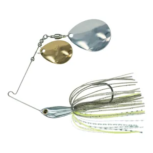 Duckett Baits BD Watersplash Double Colorado Spinnerbait 1/2oz Mouse Gold/Silver