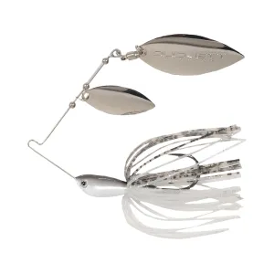 Duckett Baits BD Watersplash Double Willow Spinnerbait 1/2oz Baitfish Silver