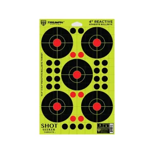 Triumph Systems Shot Seeker Target with Reactive Adhesive Bullseye 5PK