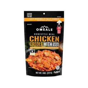 OMEALS Chicken Creole with Brown Rice Self Heating Meal
