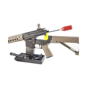 Present Arms AR-15 Hook Upper Receiver Strut with Cleaning Rod Guide Polymer Yellow