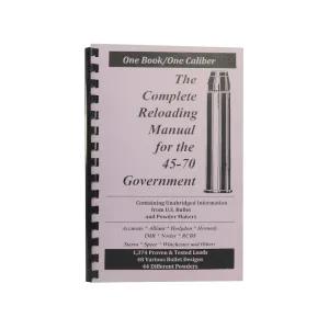 Loadbooks USA 45-70 Government Reloading Manual