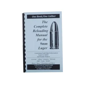 Loadbooks USA 9mm Luger Reloading Manual