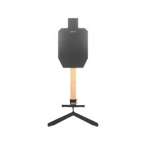 Challenge Targets Full Size USPSA Rifle Target with Static Stand AR500 Steel