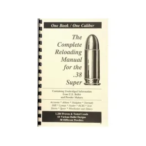 Loadbooks USA 38 Super Reloading Manual