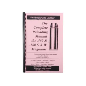 Loadbooks USA 460/500 S&W Reloading Manual