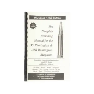 Loadbooks USA 35 Remington and 350 Remington Magnum Reloading Manual