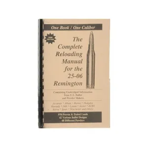Loadbooks USA 25-06 Remington Reloading Manual