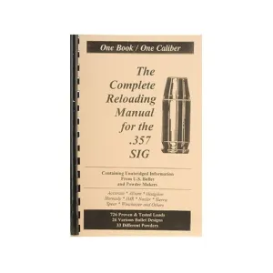 Loadbooks USA 357 Sig Reloading Manual