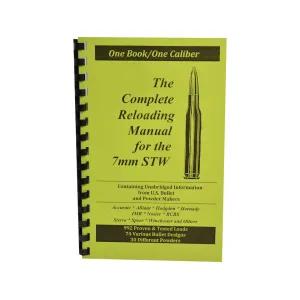 Loadbooks USA 7mm STW Reloading Manual