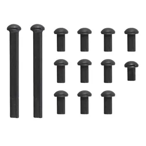 Power Custom AK-47 AKM Rivet Set, PM90 Side Folding Stock, Model 65 Underfolder Steel