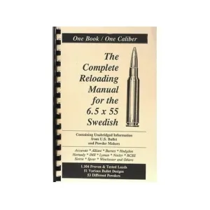 Loadbooks USA 6.5x55mm Swedish Mauser Reloading Manual